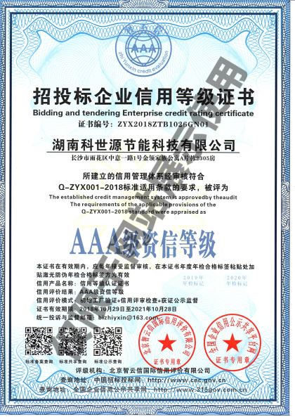 AAA級資信等級