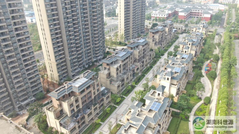 洋房太陽能熱水系統工程